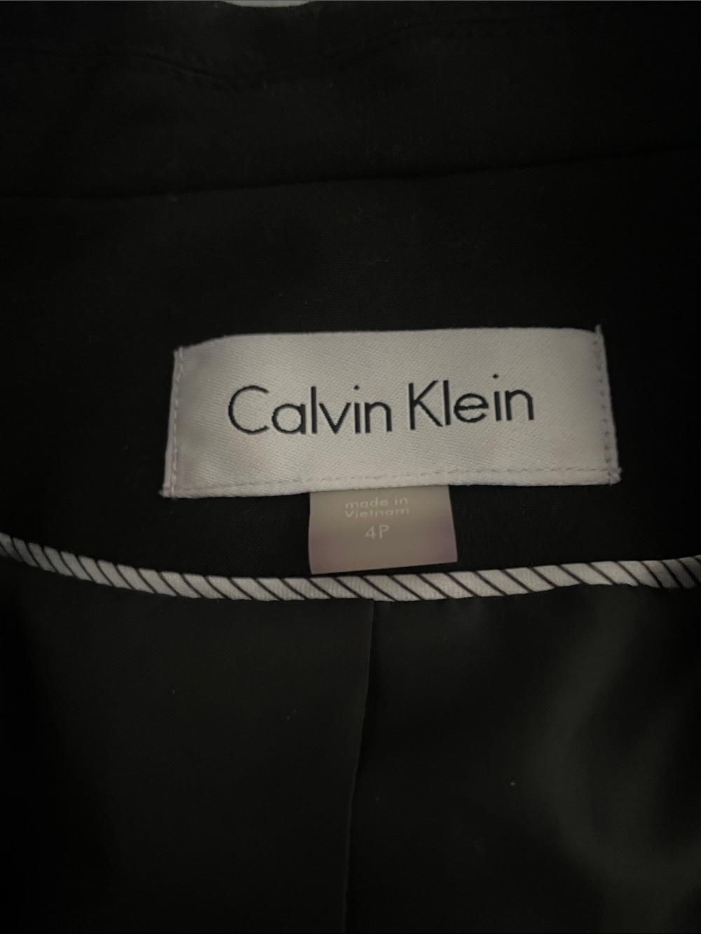Calvin Klein Black Women's Blazer - Picture 3 of 3